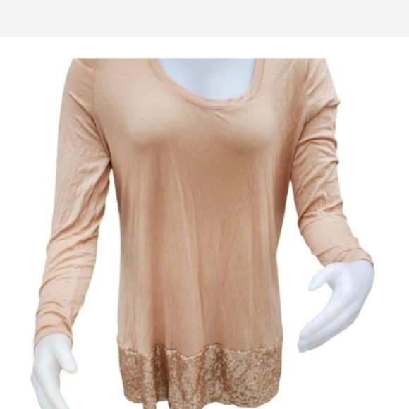 Joan Boyce sequin tunic length top L‎ - Picture 1 of 8